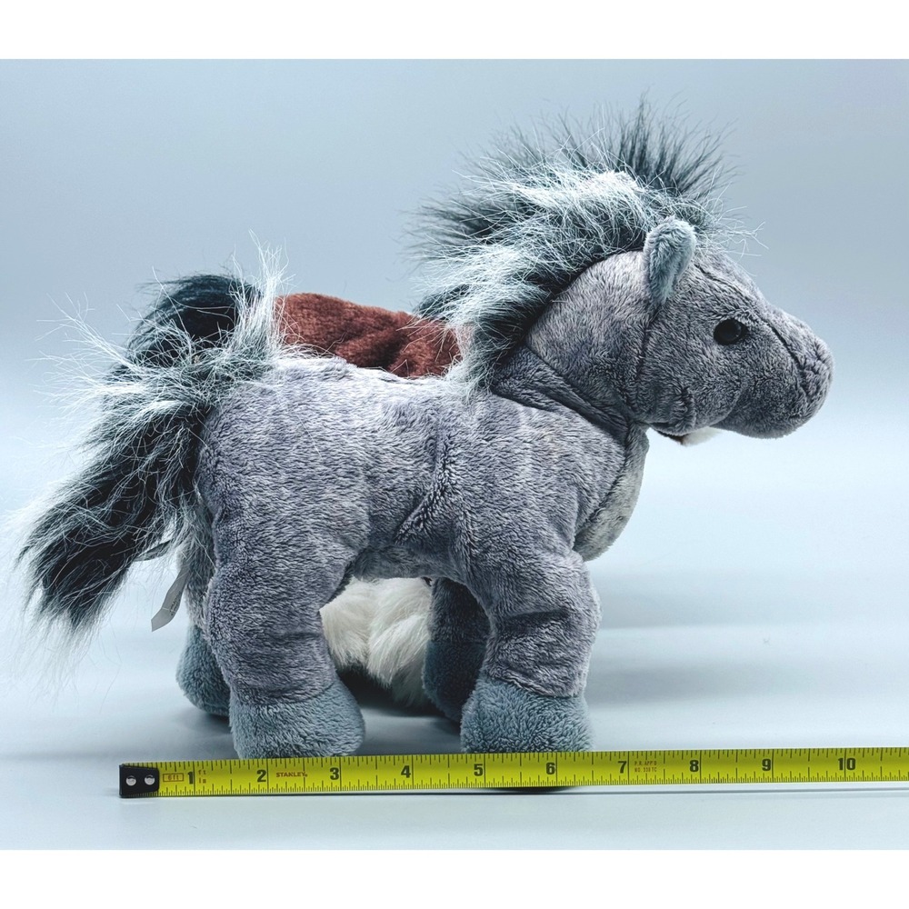 Ganz Webkinz Plush Horse Lot Clydesdale Pinto Grey Arabian HM139 HM147 HM098 - Picture 14 of 14